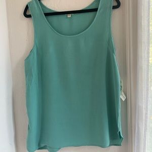 4our dreamers Medium turquoise tank